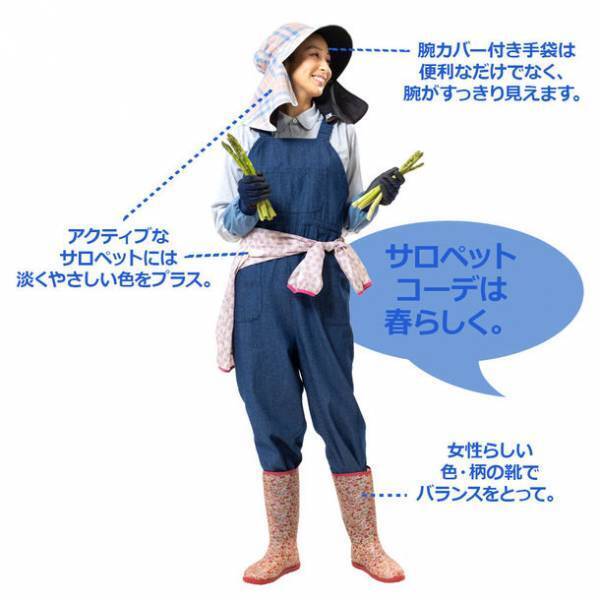 畑の春コーデは「のらスタイル」の新商品・アップデート商品で　新色勢揃い！おしゃれで機能的な畑の仕事服の魅力が満載「のらスタイル通信」2023年春夏号を発行