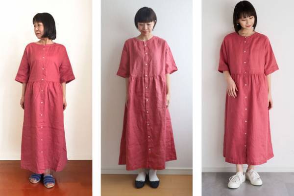 オーガニック素材を使った、3つの着丈が選べるワンピースを2月1日Makuakeにて先行販売を開始