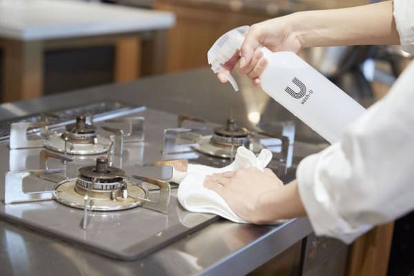 新型コロナウイルス99.99％不活性効果確認の洗浄・除菌・消臭用、スーパーアルカリ電解水「wash-U」を発売