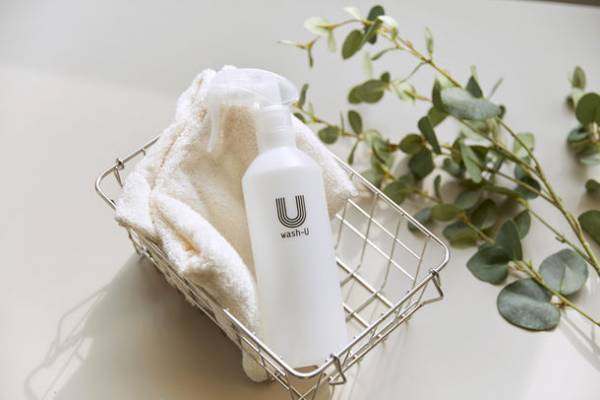 新型コロナウイルス99.99％不活性効果確認の洗浄・除菌・消臭用、スーパーアルカリ電解水「wash-U」を発売