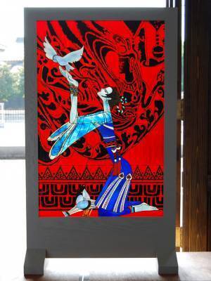 さいたま市うらわ美術館にて、工芸家 臼井定一によるステンドグラスバロック教室展「伝統をつなぐ」を3月1日～5日に開催