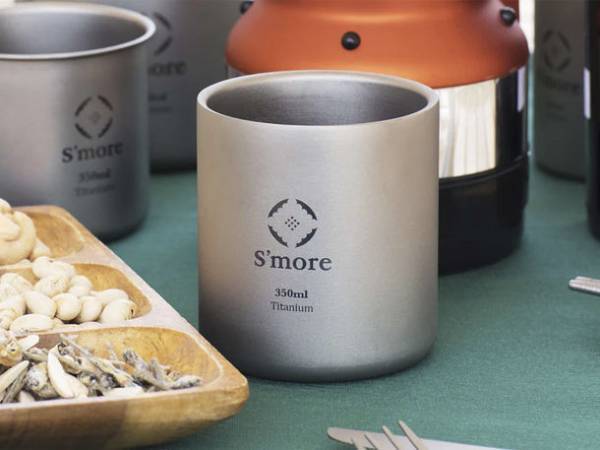 アウトドアの食事をより快適に楽しもう！春のアウトドアシーズンに向けて「S'more」のチタン系食器の販売強化