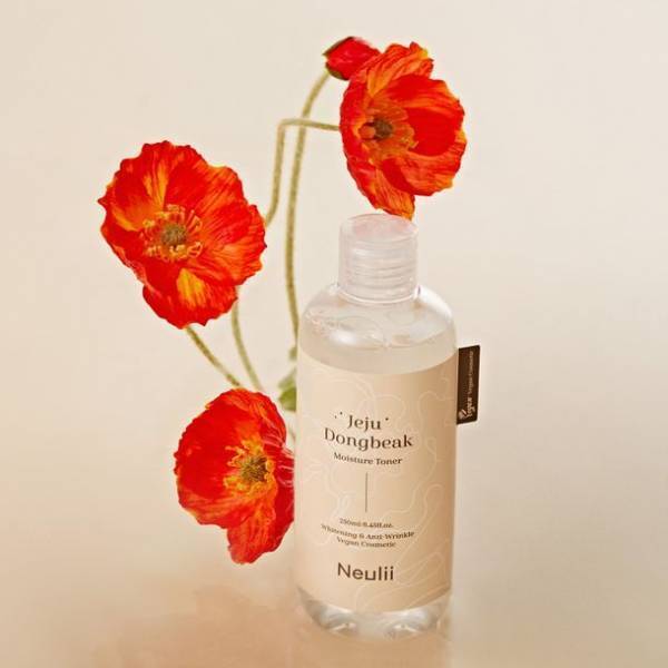 韓国スキンケアブランド「Neulii」ツバキ花の水を87％配合した「済州ツバキモイスチャートナー」を2月1日に発売！