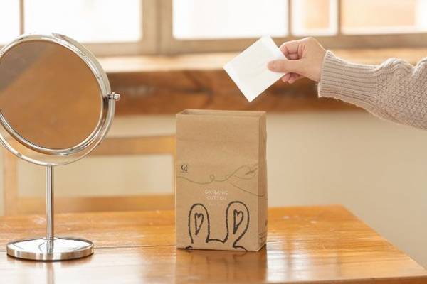公式オンラインストア限定商品　さりげないシンプルデザインの紙袋タイプ「オーガニックコットンライナー」を新発売