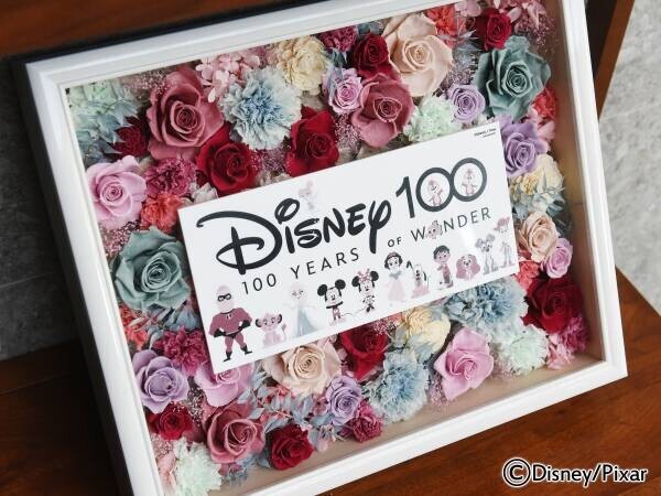 「Disney100」をテーマにしたフレームアートや化粧蘭のフラワーアイテム限定コレクション、日比谷花壇オンラインショッピングサイトで、2月8日（水）から注文受付開始