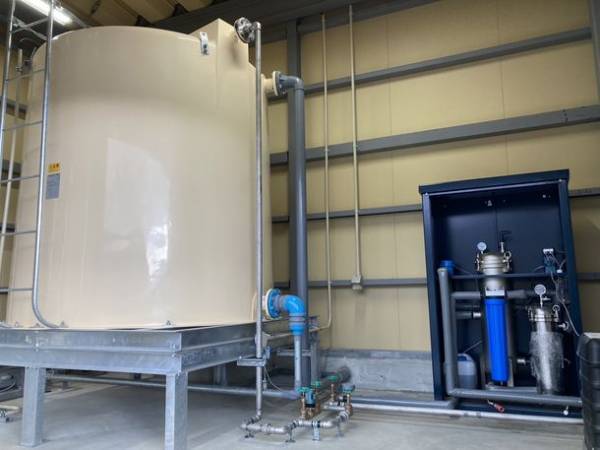 介護事業所のBCP義務化まであと1年　雨水などをミネラルの力で飲料水にするろ過装置「アルカス(R)レインバスター」を開発