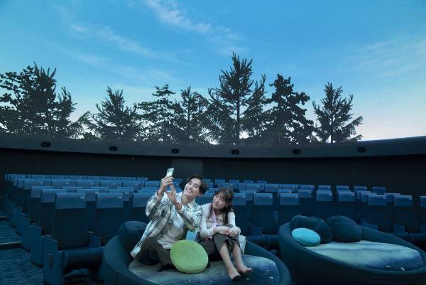 撮影OK！プラネタリウムでお花見気分「桜ウェルカムドーム」3月1日スタート！