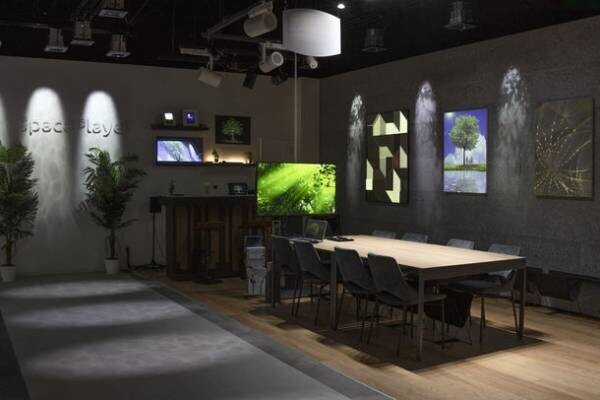 バイオフィリックデザインソリューション『COMORE BIZ』、映像×音×光による空間演出『BSP-LAB』の自然と共生する空間を創出したショールーム見学ツアー開催