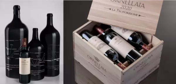 イタリアが誇る銘醸ワイン「オルネッライア」の最新ヴィンテージ2020＆アートボトルがサザビーズオークションで競売に(9月7日～21日開催予定)　“ワインと芸術の融合”テーマは『LA PROPORZIONE(調和)』
