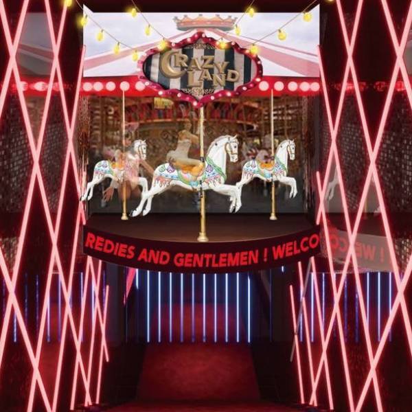 超進化系ナイトクラブと話題の「CrazyLand」　2023年春のオープンが決定　こだわり抜いた内装などを公開！