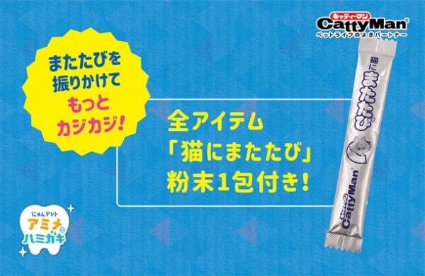 歯みがきが苦手な猫ちゃんのための歯みがきおもちゃ『にゃんデント アミメでハミガキ』を2月20日に発売
