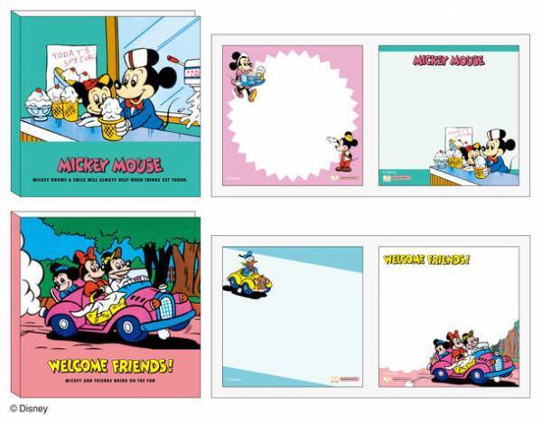 ディズニー100周年記念！「復刻アート企画」第1弾“レトロかわいい”1980年代のオリジナルアートが復刻！『ディズニー レトロフレンズ』文具・雑貨が2月より発売