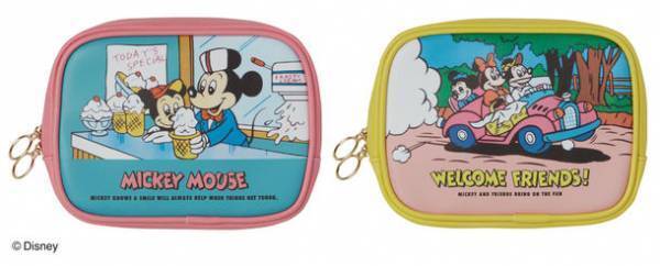 ディズニー100周年記念！「復刻アート企画」第1弾“レトロかわいい”1980年代のオリジナルアートが復刻！『ディズニー レトロフレンズ』文具・雑貨が2月より発売