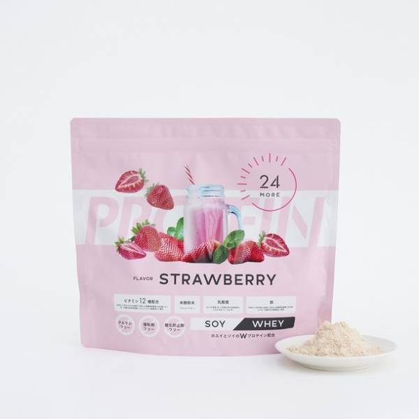 ダイエット講師＆管理栄養士のもえぞう監修！ビタミン12種類、鉄分、乳酸菌、米麹粉末、食物繊維配合の美と健康を応援する女性専用プロテイン「24MORE PROTEIN」販売開始！