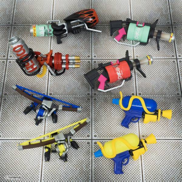 「スプラトゥーン3」に登場するブキ8種が食玩で登場！お菓子売り場にて2023年7月発売決定！