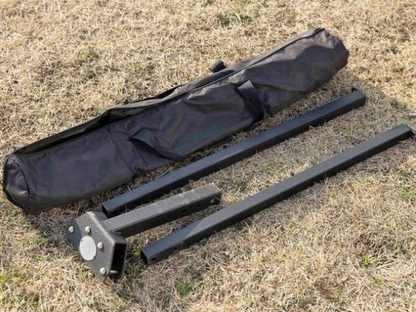 車のヒッチメンバーや柱に取り付けるハンモックアーム『サニーハンモック』2023年3月 本格販売スタート！静岡県三島市のカスタムバイクショップによる日本初*の完全国産品