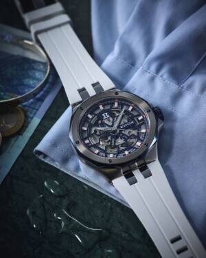 モダンスケルトンウォッチに爽やかなマリンカラーが登場！スイス高級時計ブランドのエドックスが『デルフィン メカノ オートマティック』の新色を3月15日(水)に発売