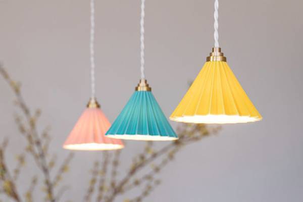 『dripper lamp(ドリッパーランプ)』3月1日より販売開始　ORIGAMIコーヒードリッパーがランプシェードとして登場！