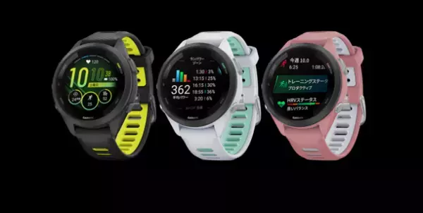 高精密な計測技術とランニングサイエンスにもとづく高機能で不動の人気を誇るGarminランニングGPSウォッチ最新モデル登場！『Forerunner 265／265S』は3月2日(木)　『Forerunner 965』は近日発売予定