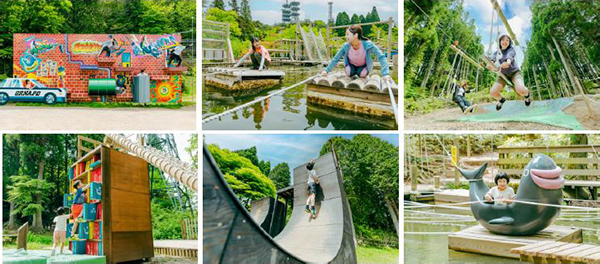 六甲山アスレチックパークGREENIA（グリーニア）フィッシャーズ監修の水上アスレチックがパワーアップ！ ＆2023年3月18日（土）オープニングセレモニー開催！