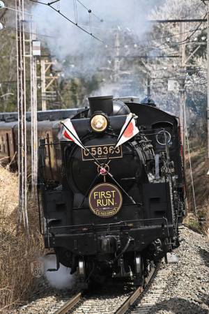 秩父鉄道のSLパレオエクスプレスが4月1日運行開始　熊谷駅での出発式に林家たい平師匠が出演