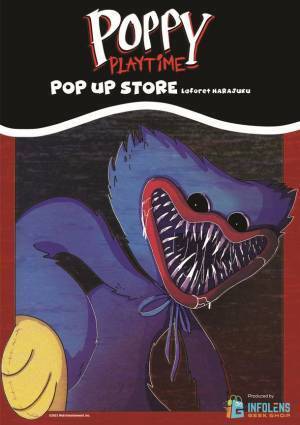 大人気ホラーゲーム「Poppy Playtime」公式POP UP STORE再来！！ラフォーレ原宿にて4月27日(木)～5月8日(月)期間限定開催！