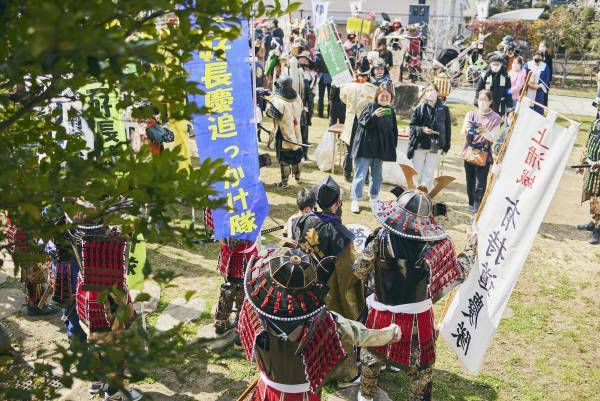 ＜三好長慶公生誕500年記念＞『第7回三好長慶公　武者行列in大東』をみよしの日（3月4日）に開催