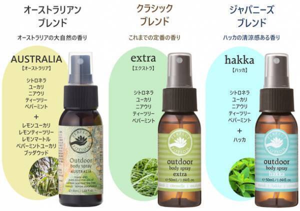 ハッカ入りアウトドアボディスプレーのリフィルを数量限定で発売　サスティナブルに真夏の暑さを乗り切る