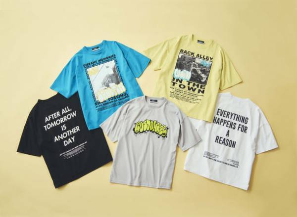 Y2Kを彷彿とさせるグラフティー柄Tシャツコレクションがメンズカジュアルブランド NOBLE PRODUCTより3月中旬に登場