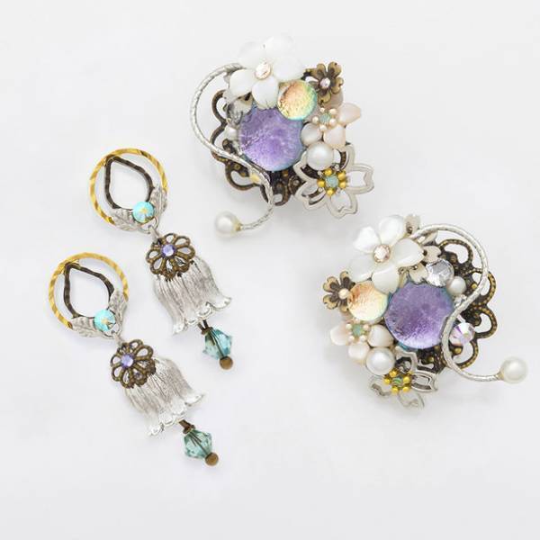 ピアスのようなイヤリング「ぴあり」を製作するジュエリー京都　待望の「源氏物語シリーズ・第二弾」スタート！新作「桐壺更衣」を3月17日(金)に発売！