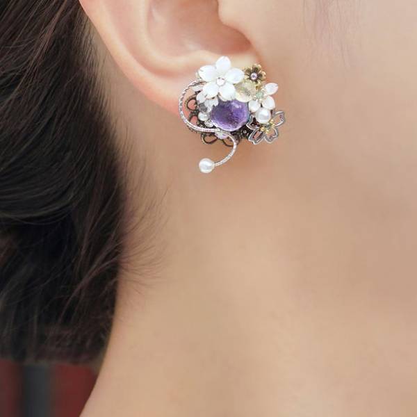 ピアスのようなイヤリング「ぴあり」を製作するジュエリー京都　待望の「源氏物語シリーズ・第二弾」スタート！新作「桐壺更衣」を3月17日(金)に発売！