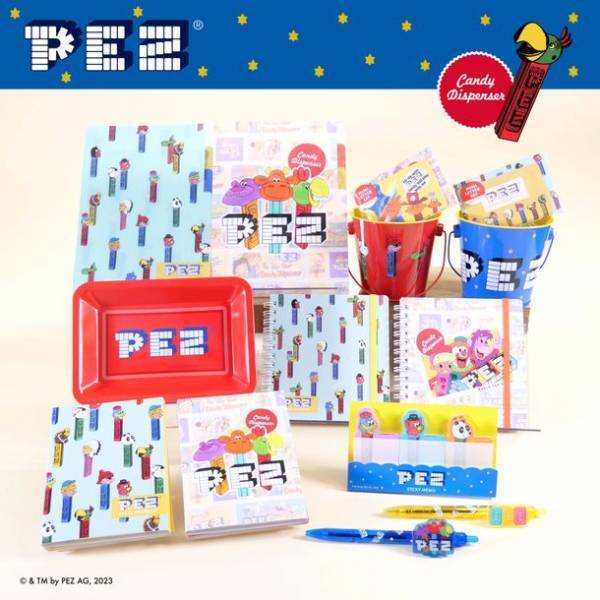 世界中で愛されるキャンディ・ブランド『PEZ(ペッツ)』　ポップなデザインの文具・雑貨シリーズが3月中旬より発売