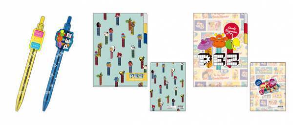 世界中で愛されるキャンディ・ブランド『PEZ(ペッツ)』　ポップなデザインの文具・雑貨シリーズが3月中旬より発売