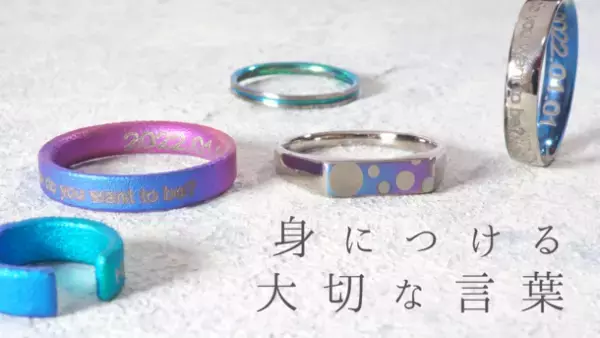 「身につける大切な言葉」純チタンアクセサリーArikata　クラウドファンディングにて目標金額に対し349％達成！