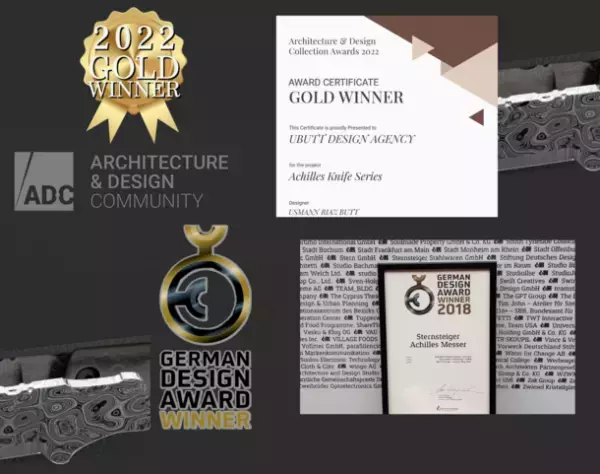 デザインアワード金賞授賞デザイナーが制作440層の美しいダマスカス鋼を使用した「Theseus テセウス」ナイフが日本初上陸！3月16日よりMakuakeにて先行予約販売開始