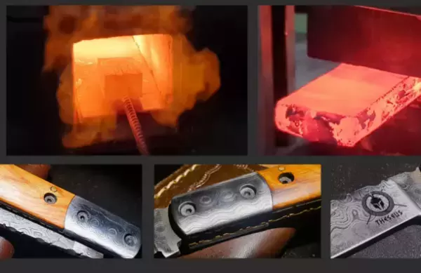 デザインアワード金賞授賞デザイナーが制作440層の美しいダマスカス鋼を使用した「Theseus テセウス」ナイフが日本初上陸！3月16日よりMakuakeにて先行予約販売開始