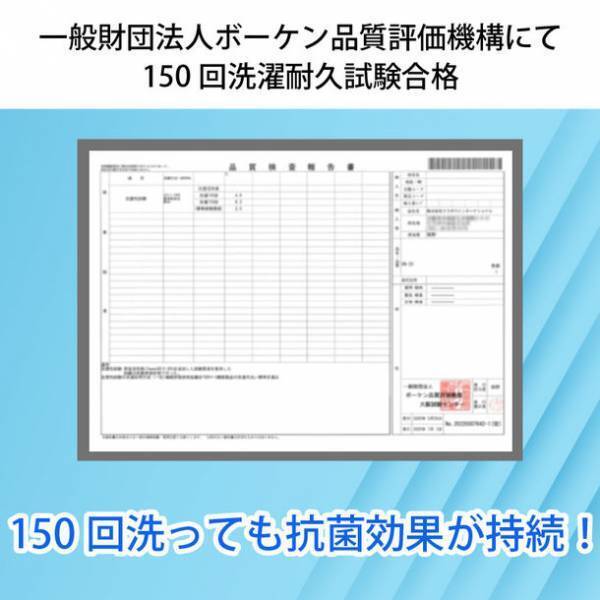 アクネ菌が99.99％減少する150回洗えるニキビ対策マスク4/12発売