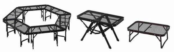 大人気の「タフライトテーブル」シリーズよりファミリーキャンプからソロキャンプまで幅広く使用できる3アイテムを新発売