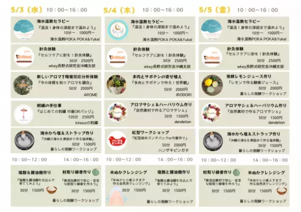 沖縄の「暮らしの発酵ライフスタイルリゾート」で家族で楽しめる「GWフェア」を開催！