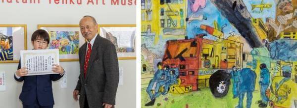 積水ハウス、「第2回 絹谷幸二 天空美術館 キッズ絵画コンクール」表彰式開催応募総数1,796点から各賞を選出