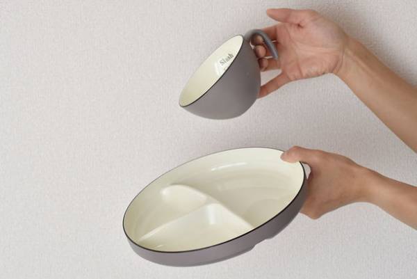 SNS映えする美濃焼食器シリーズ「SLASH」に超軽量“樹脂食器”が新登場！小さなお子様のいる家庭でも使い易くおしゃれな3形状を楽天市場店にて4/5発売