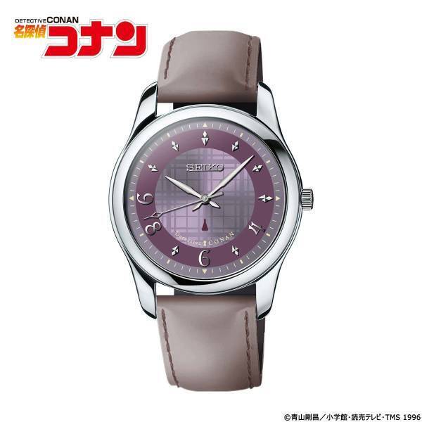 『名探偵コナン』とセイコーがコラボした腕時計に黒ずくめの組織にまつわる3人をイメージした新モデルが登場！灰原哀・ジン・バーボンの3モデル
