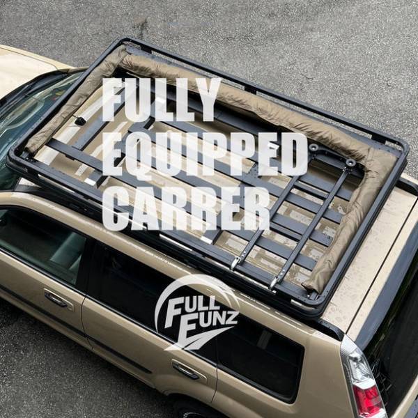 ルーフテントやサイドオーニングを格納した3WAYルーフラック！小さな隠れ家“TiNY HydEouT”の新機種が今春発売