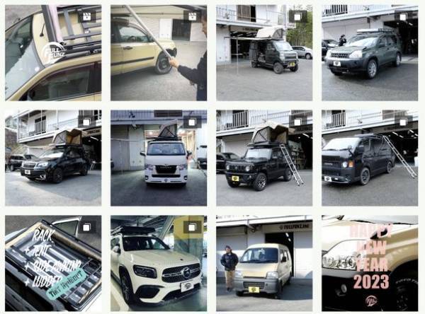 ルーフテントやサイドオーニングを格納した3WAYルーフラック！小さな隠れ家“TiNY HydEouT”の新機種が今春発売