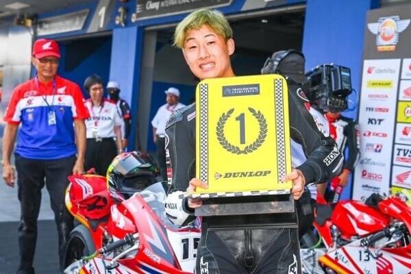 世界トップライダーを目指し11歳で親元離れタイへ移住　MotoGPの登竜門で唯一出場の日本人　福岡出身の中川豪優(なかがわ ごうゆう)選手(15歳)が開幕戦で優勝