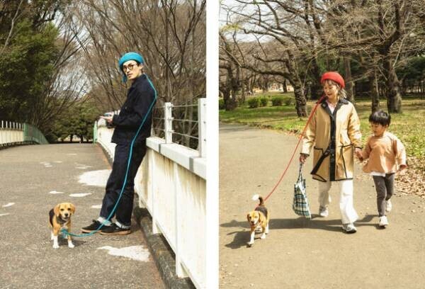 帽子のセレクトショップ オーバーライドから「愛犬とつながるベレー帽」を4月1日に発売！