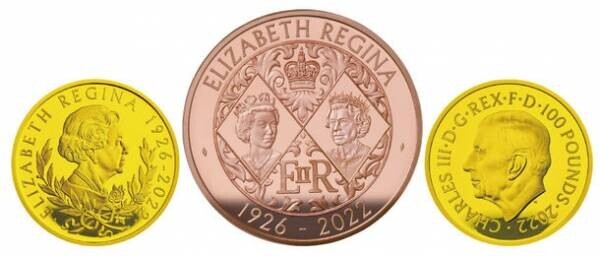英国君主史上最長、在位70年の輝かしい功績を称え英国より発行　新国王への王位継承を刻む歴史的コイン「女王エリザベス2世記念コイン」4月10日(月)より、全国の主要金融機関等で予約販売開始