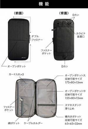 「1000人の声から生まれた“ちょっと大きい”スマホポーチ」が2023年4月8日、Makuakeに新登場