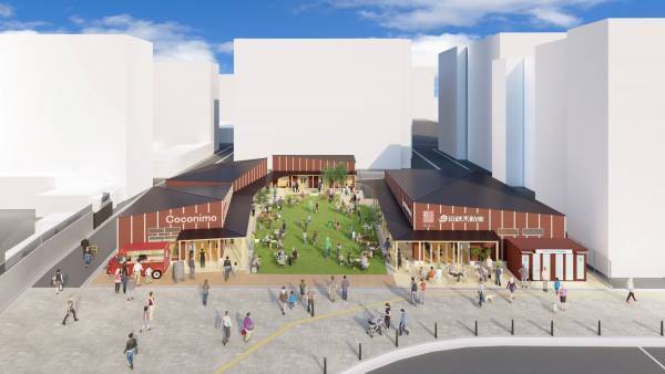 人と街と緑が交わる商業施設「Coconimo SAIDAIJI」が誕生～近鉄「大和西大寺」 駅前4月28日（金）11時にオープン～