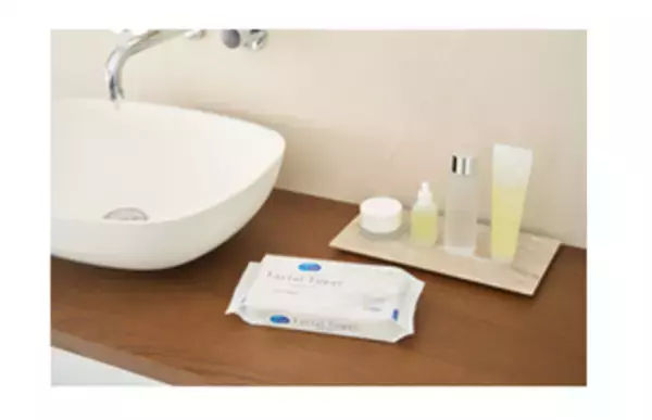 シルクのような肌触りの『シルコット(R)フェイシャルタオル素肌おもい』を新発売